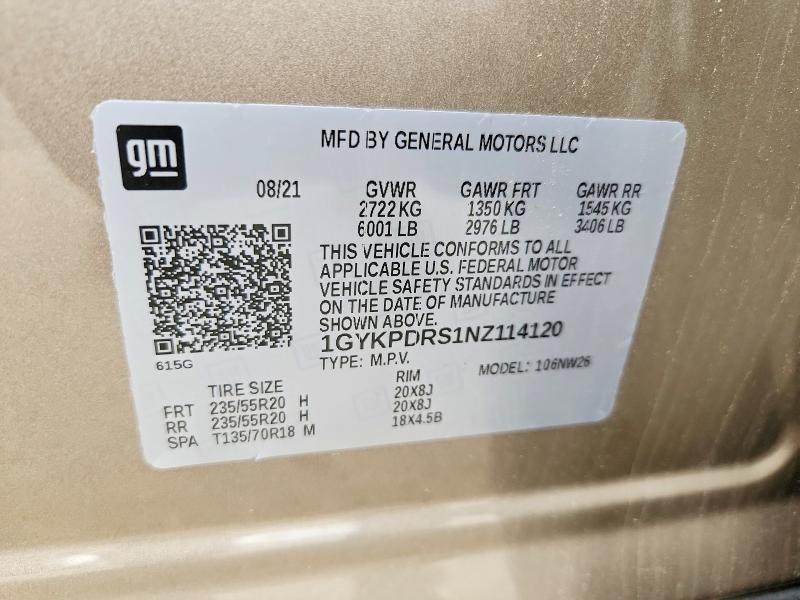Продажа на аукционе авто 2022 Cadillac Xt6, vin: 1GYKPDRS1NZ114120, номер лота: 56684696