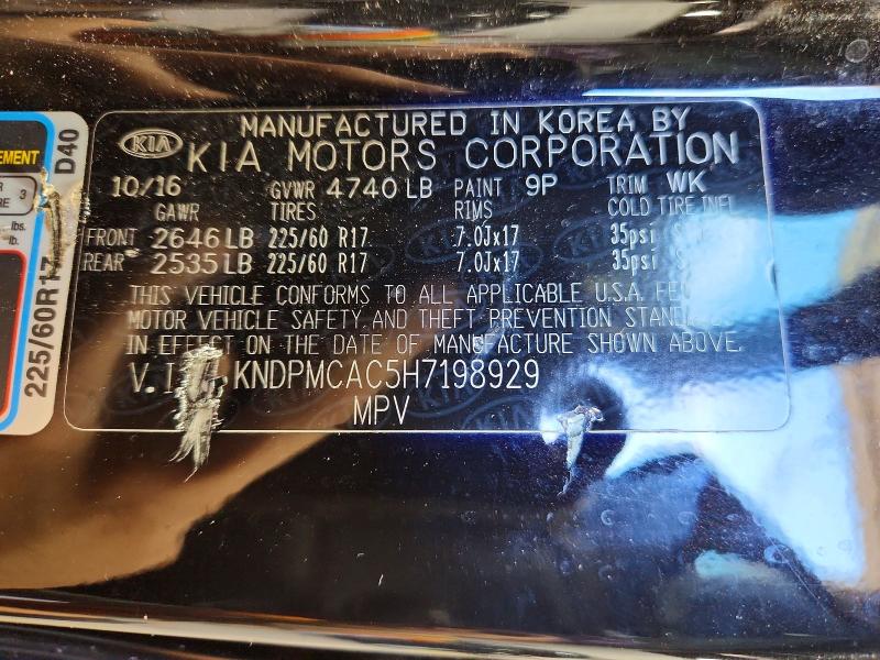 Aukcja sprzedaży 2017 Kia Sportage, vin: KNDPMCAC5H7198929, numer aukcji: 57633906