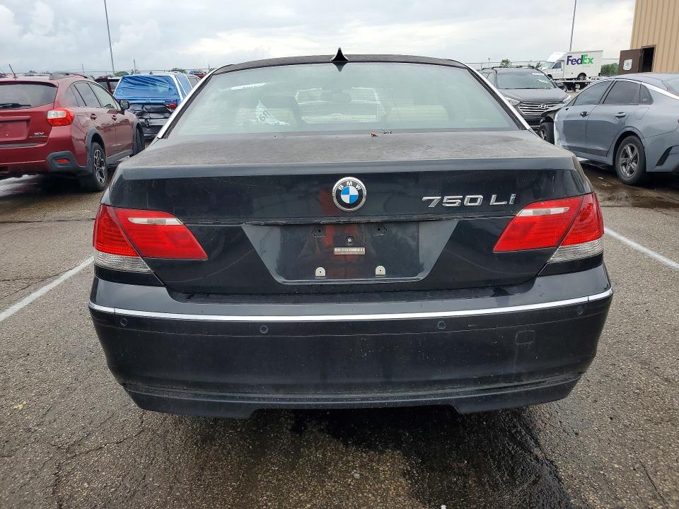 58913096 :رقم المزاد ، WBAHN83538DT78549 vin ، 2008 Bmw 750 مزاد بيع