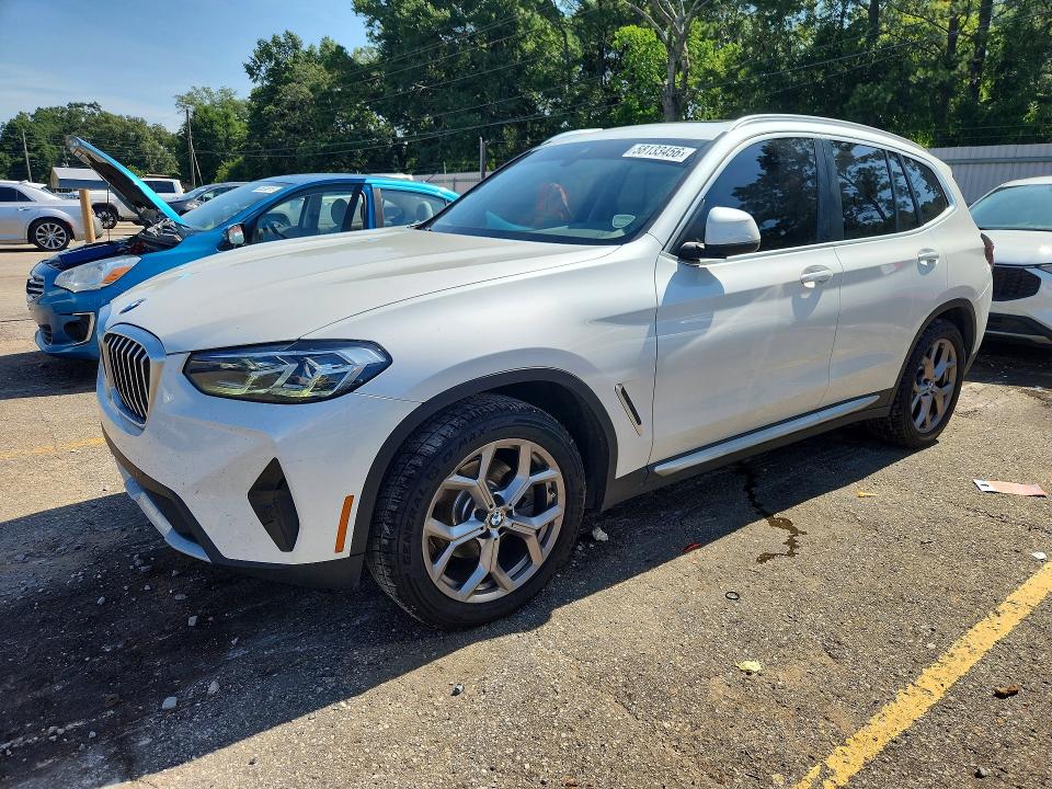58133456 :رقم المزاد ، WBX47DP07NN153532 vin ، 2022 Bmw X3 مزاد بيع