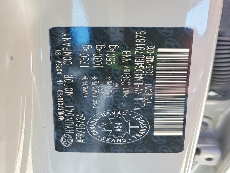 55705356 :رقم المزاد ، KMHLM4DG4RU791876 vin ، 2024 Hyundai Elantra مزاد بيع