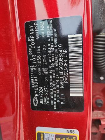 Aukcja sprzedaży 2025 Hyundai Elantra, vin: KMHLL4DG0SU863410, numer aukcji: 57469836
