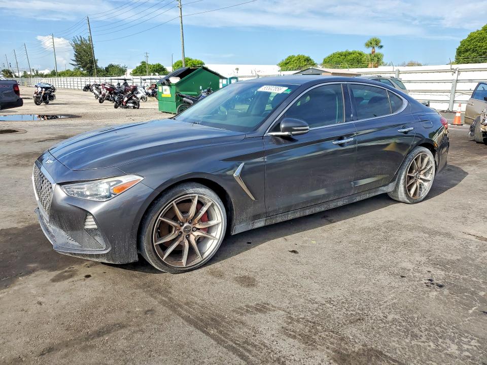 2019 Genesis G70 მანქანა იყიდება აუქციონზე, vin: KMTG24LA7KU016875, აუქციონის ნომერი: 55502856