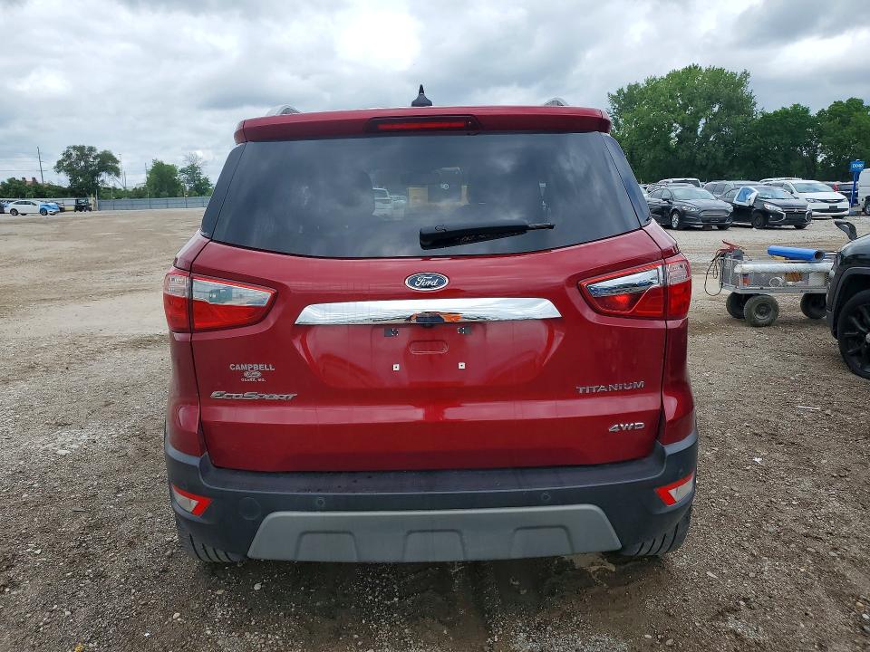 2019 Ford Ecosport მანქანა იყიდება აუქციონზე, vin: MAJ6S3KL4KC309278, აუქციონის ნომერი: 56038976