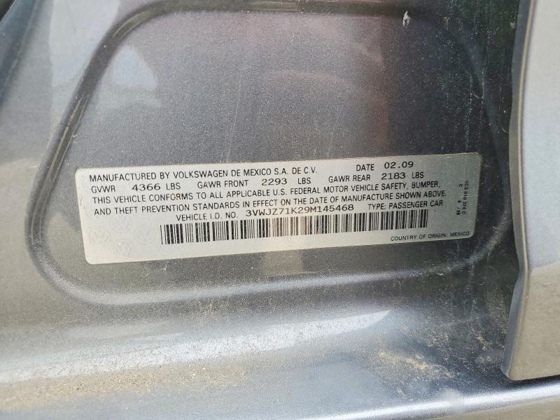 Продаж на аукціоні авто 2009 Volkswagen Jetta, vin: 3VWJZ71K29M145468, номер лоту: 58877656