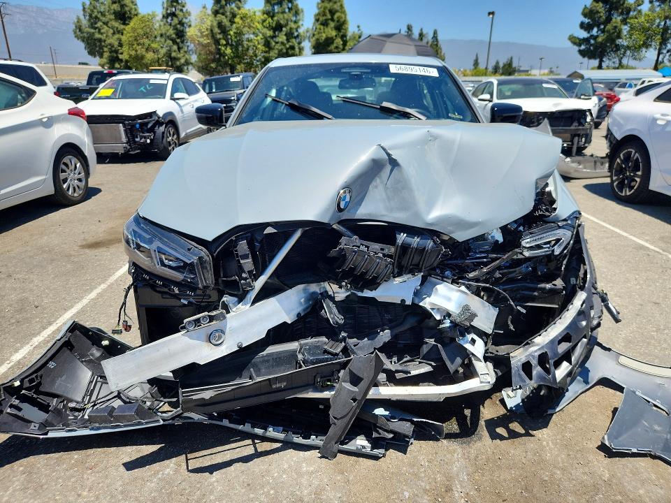2024 Bmw 330i მანქანა იყიდება აუქციონზე, vin: 3MW69FF08R8E55673, აუქციონის ნომერი: 56895146