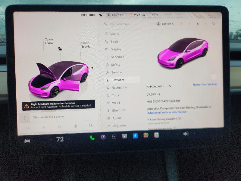 Aukcja sprzedaży 2023 Tesla Model 3, vin: 5YJ3E1EA2PF496419, numer aukcji: 57508016