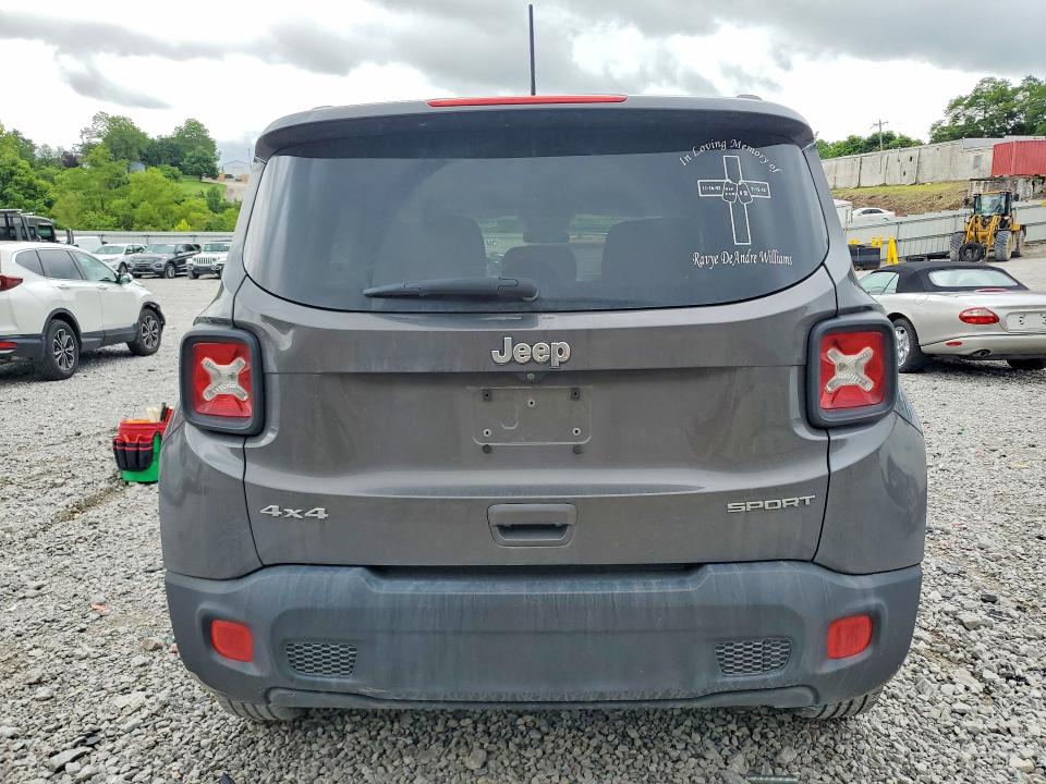 Aukcja sprzedaży 2018 Jeep Renegade, vin: ZACCJBAB2JPG80520, numer aukcji: 58032156