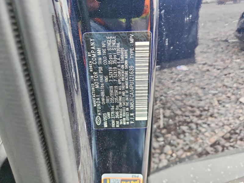 2023 Hyundai Tucson მანქანა იყიდება აუქციონზე, vin: KM8JFCA14PU121639, აუქციონის ნომერი: 58484836