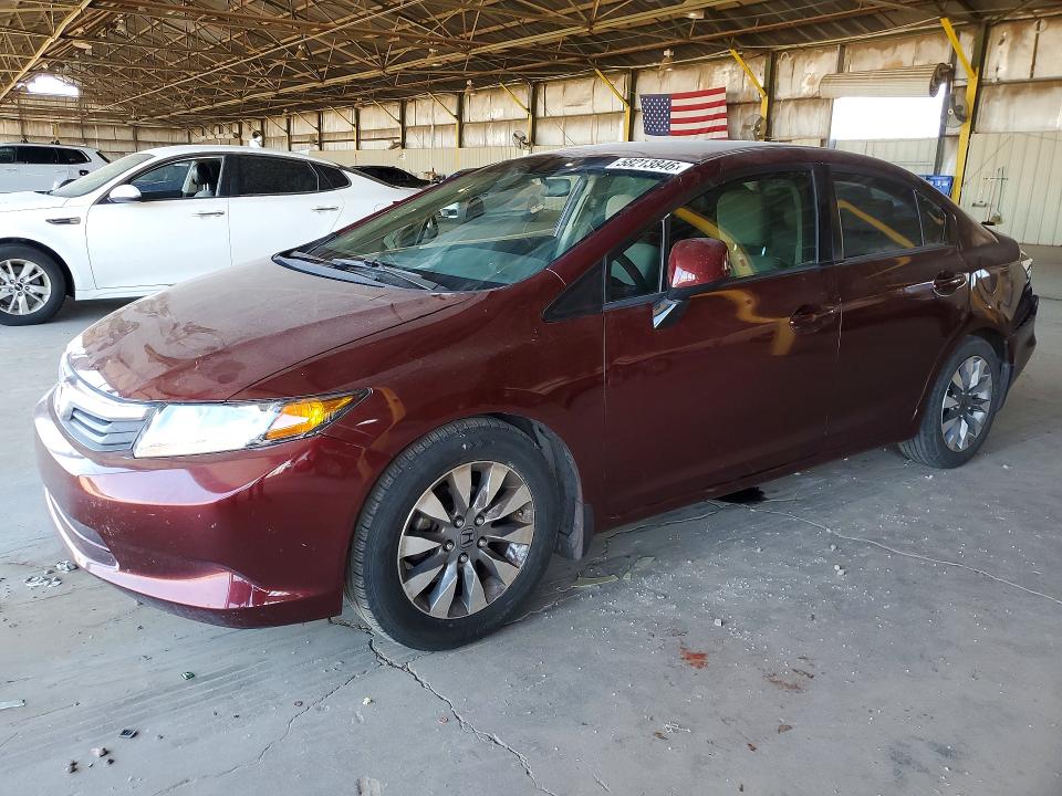 Продаж на аукціоні авто 2012 Honda Civic Lx, vin: 2HGFB2F50CH612591, номер лоту: 58213846