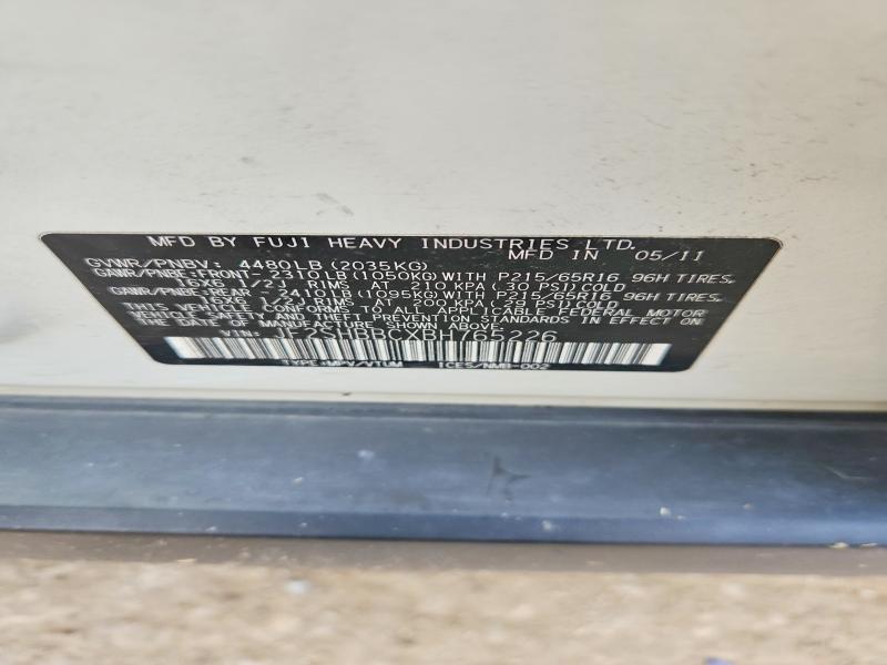 Продаж на аукціоні авто 2011 Subaru Forester, vin: JF2SHBBCXBH765226, номер лоту: 56659386