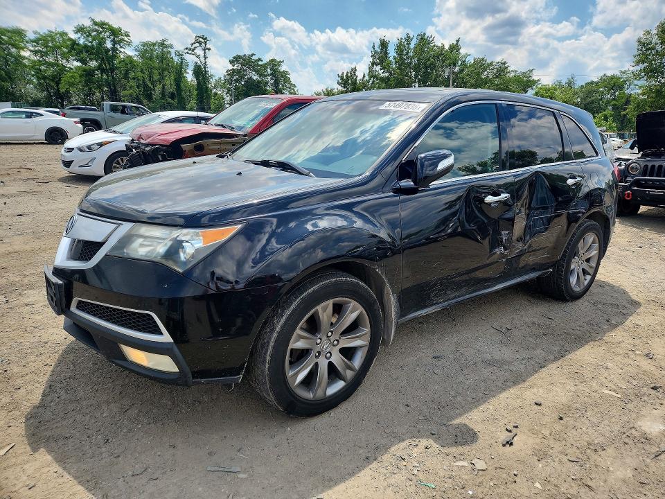 57497836 :رقم المزاد ، 2HNYD2H74AH504319 vin ، 2010 Acura Mdx مزاد بيع