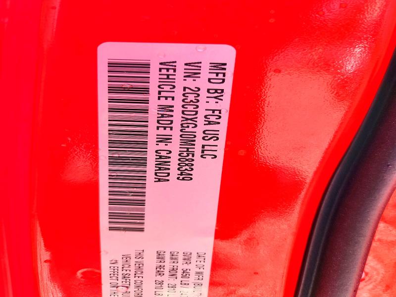 57785326 :رقم المزاد ، 2C3CDXGJ0MH588349 vin ، 2021 Dodge Charger مزاد بيع