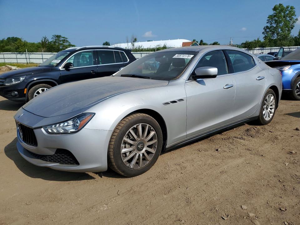2014 Maserati Ghibli მანქანა იყიდება აუქციონზე, vin: ZAM57XSA2E1113283, აუქციონის ნომერი: 58574176