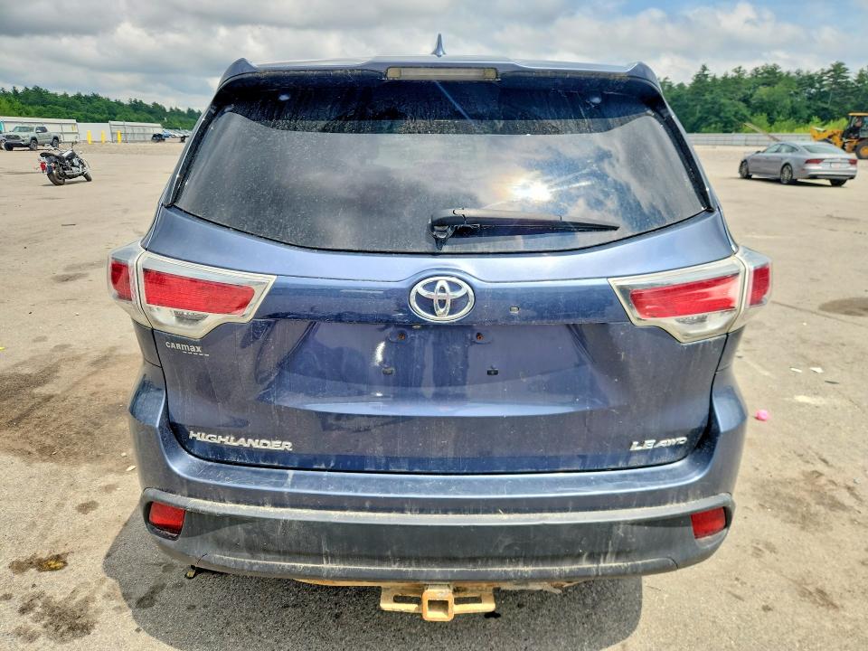 Aukcja sprzedaży 2016 Toyota Highlander, vin: 5TDBKRFH5GS250720, numer aukcji: 58623286