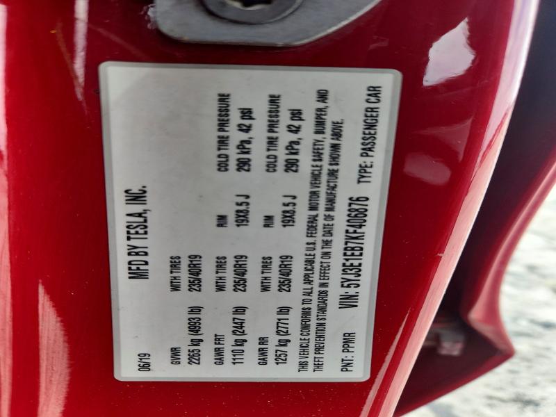 Aukcja sprzedaży 2019 Tesla Model 3, vin: 5YJ3E1EB7KF406876, numer aukcji: 57053126