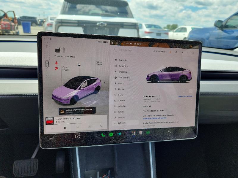Aukcja sprzedaży 2026 Tesla Model Y, vin: 7SAYGDEEXTF338184, numer aukcji: 58294816