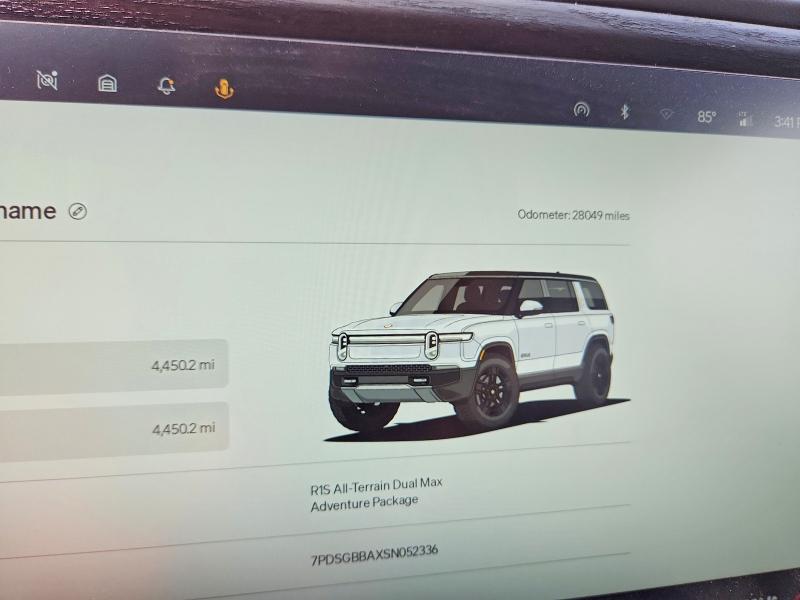2025 Rivian R1s მანქანა იყიდება აუქციონზე, vin: 7PDSGBBAXSN052336, აუქციონის ნომერი: 58947056