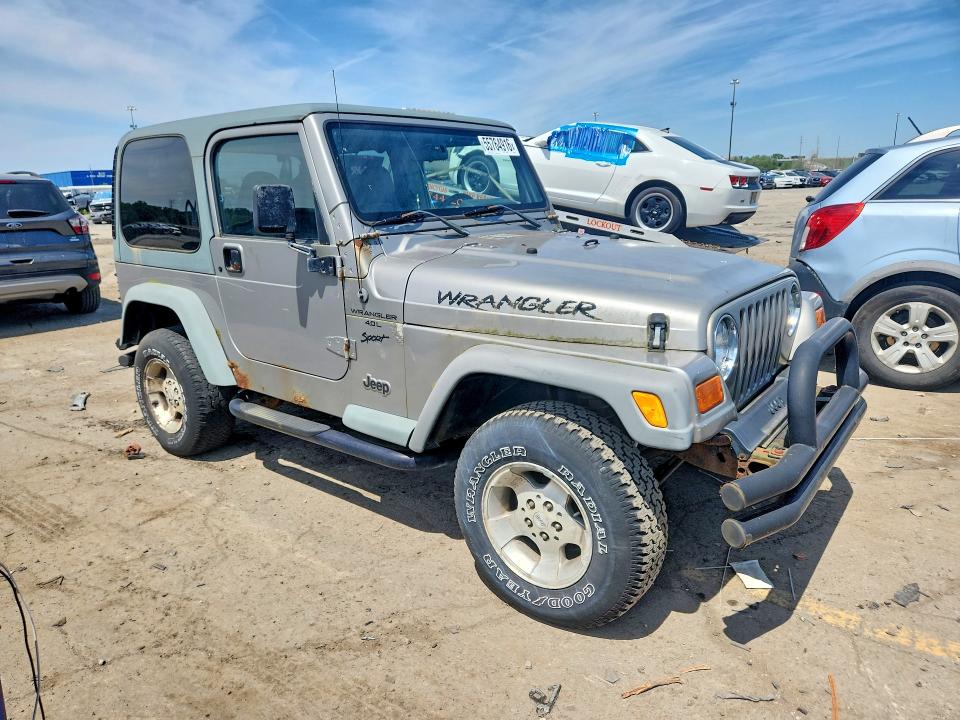 2000 Jeep Wrangler / Tj მანქანა იყიდება აუქციონზე, vin: 1J4FA49S7YP782183, აუქციონის ნომერი: 55764916