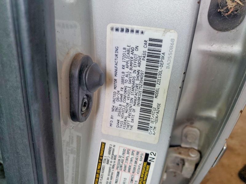 Aukcja sprzedaży 2005 Toyota Corolla, vin: 1NXBR32E75Z394097, numer aukcji: 59133376