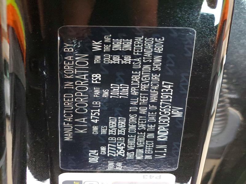 55628976 :رقم المزاد ، KNDPU3DG6S7191347 vin ، 2025 Kia Sportage مزاد بيع