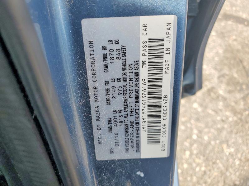 Продаж на аукціоні авто 2016 Mazda 3, vin: JM1BM1M74G1326169, номер лоту: 56136066