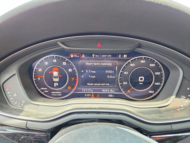 Aukcja sprzedaży 2018 Audi A4, vin: WAUENAF4XJN000970, numer aukcji: 57021116
