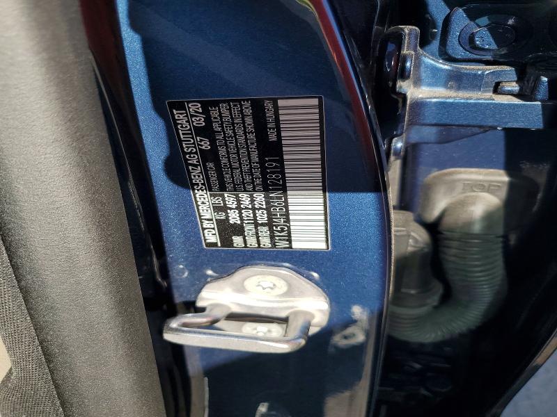 56643796 :رقم المزاد ، W1K5J4HB6LN128191 vin ، 2020 Mercedes-benz Cla مزاد بيع