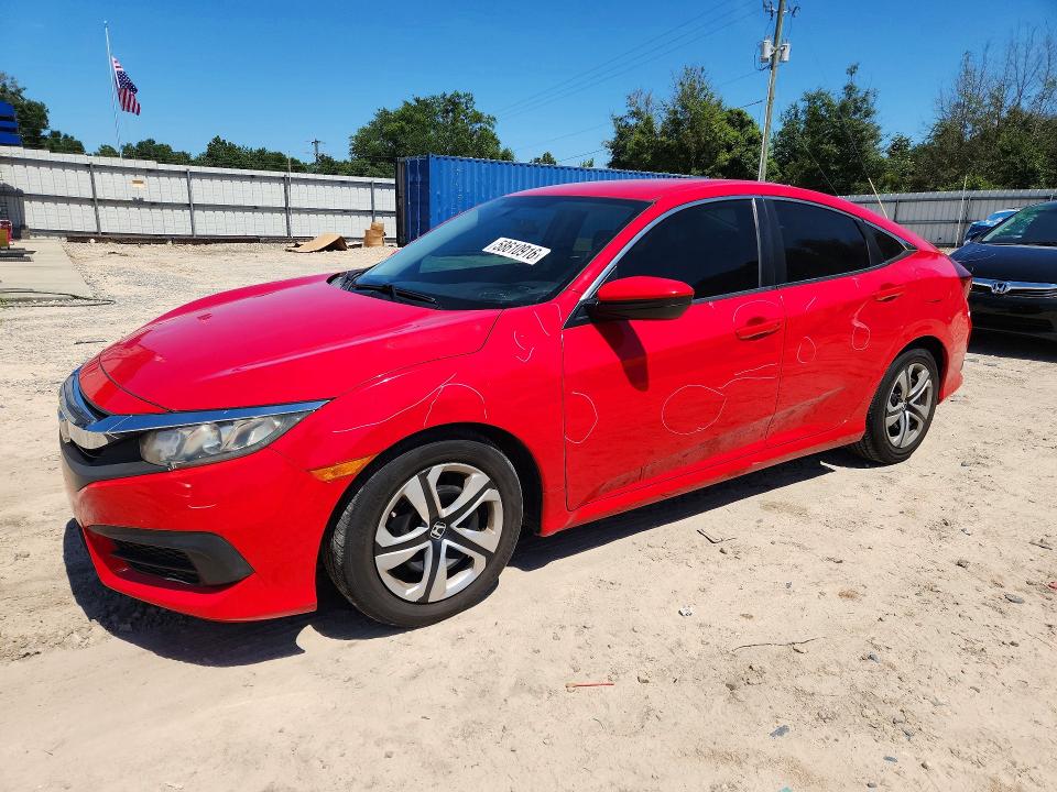 Auction sale of the 2016 Honda Civic, vin: 2HGFC2F54GH554780, lot number: 58610916