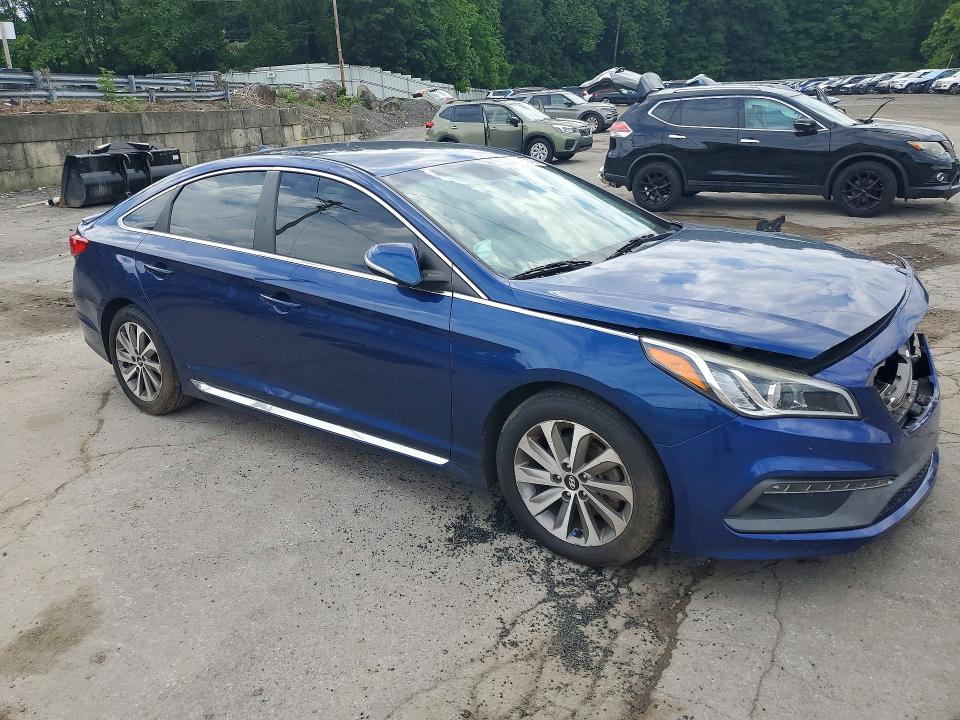 2015 Hyundai Sonata მანქანა იყიდება აუქციონზე, vin: 5NPE34AF1FH024326, აუქციონის ნომერი: 57572766