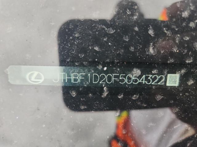 Продажа на аукционе авто 2015 Lexus Is, vin: JTHBF1D20F5054322, номер лота: 55944206