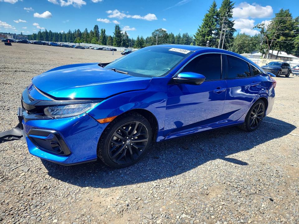 57276096 :رقم المزاد ، 2HGFC1E52LH707890 vin ، 2020 Honda Civic مزاد بيع