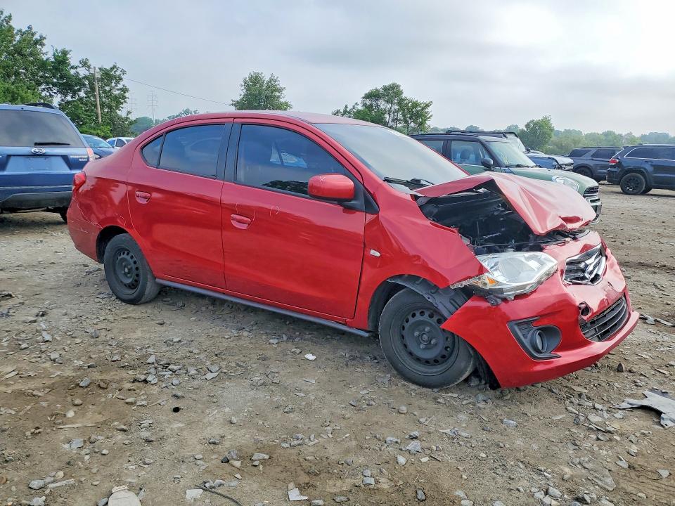 58528686 :رقم المزاد ، ML32F3FJ5KHF10394 vin ، 2019 Mitsubishi Mirage مزاد بيع