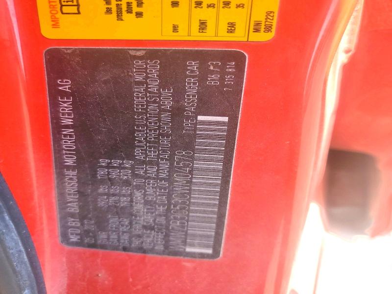 Продаж на аукціоні авто 2012 Mini Cooper, vin: WMWZB3C53CWM04578, номер лоту: 56694536