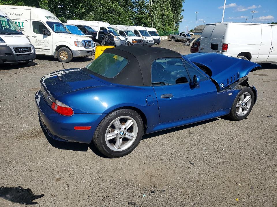 Продажа на аукционе авто 2002 Bmw Z3, vin: 4USCN33472LK51494, номер лота: 58559826