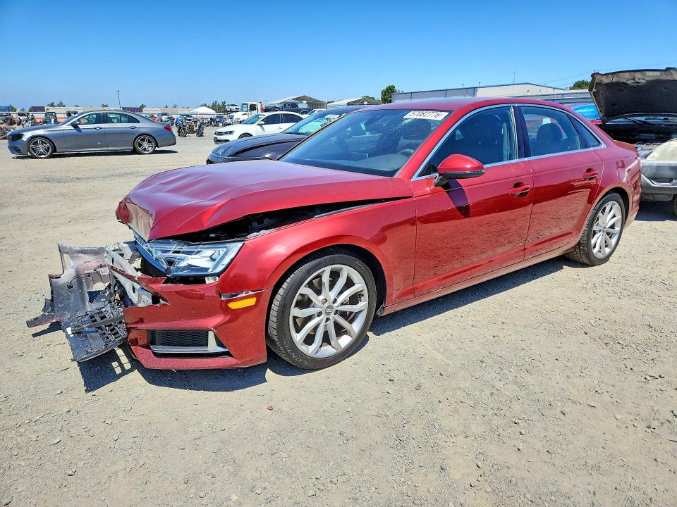 57082776 :رقم المزاد ، WAUHMAF43KA050747 vin ، 2019 Audi A4 مزاد بيع
