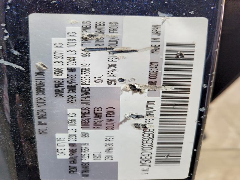 58015416 :رقم المزاد ، JM3KE4DY0G0692909 vin ، 2016 Mazda Cx-5 مزاد بيع