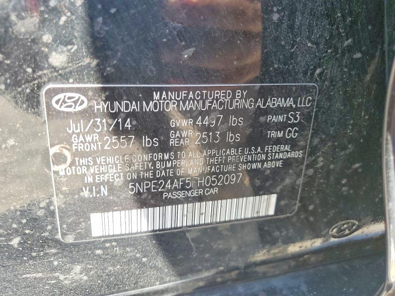 Продажа на аукционе авто 2015 Hyundai Sonata, vin: 5NPE24AF5FH052097, номер лота: 57258766