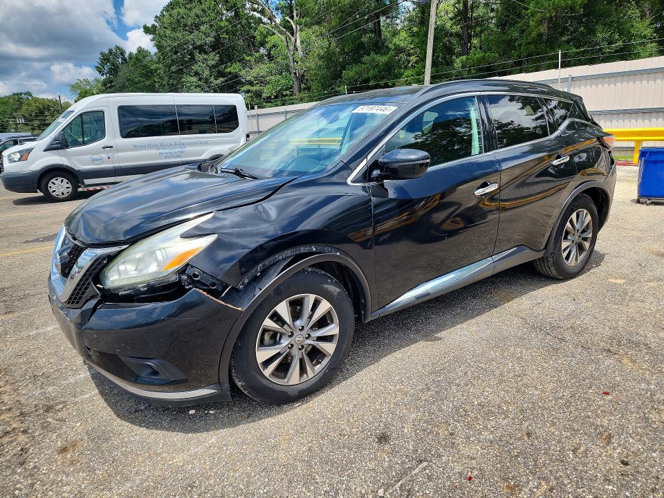 2017 Nissan Murano მანქანა იყიდება აუქციონზე, vin: 5N1AZ2MG7HN102502, აუქციონის ნომერი: 57197446