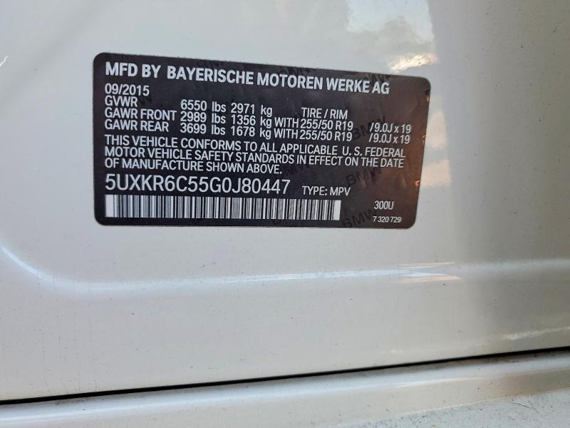 Aukcja sprzedaży 2016 Bmw X5, vin: 5UXKR6C55G0J80447, numer aukcji: 59177346