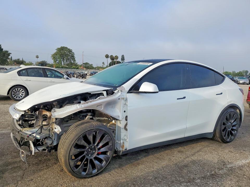2022 Tesla Model Y მანქანა იყიდება აუქციონზე, vin: 7SAYGDEF8NF488743, აუქციონის ნომერი: 53998696