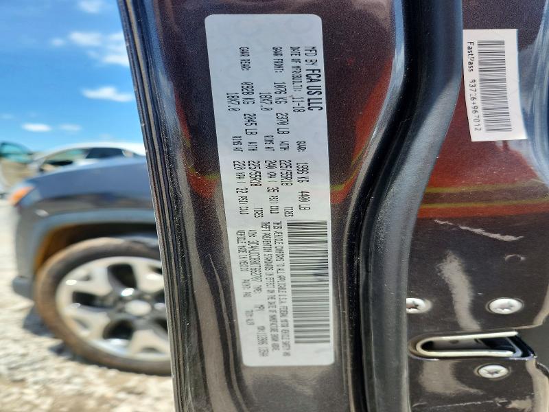 2019 Jeep Compass მანქანა იყიდება აუქციონზე, vin: 3C4NJCCB8KT662707, აუქციონის ნომერი: 55538446