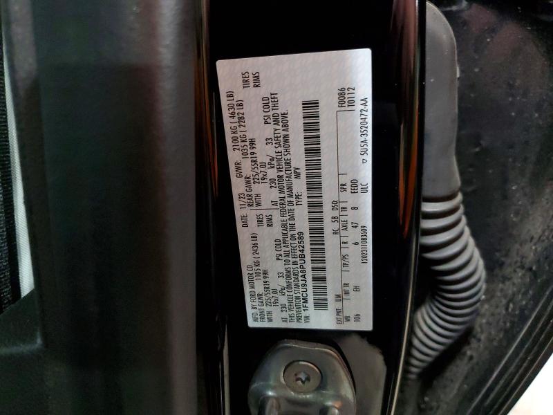 Продажа на аукционе авто 2023 Ford Escape, vin: 1FMCU9JA8PUB42589, номер лота: 56622646