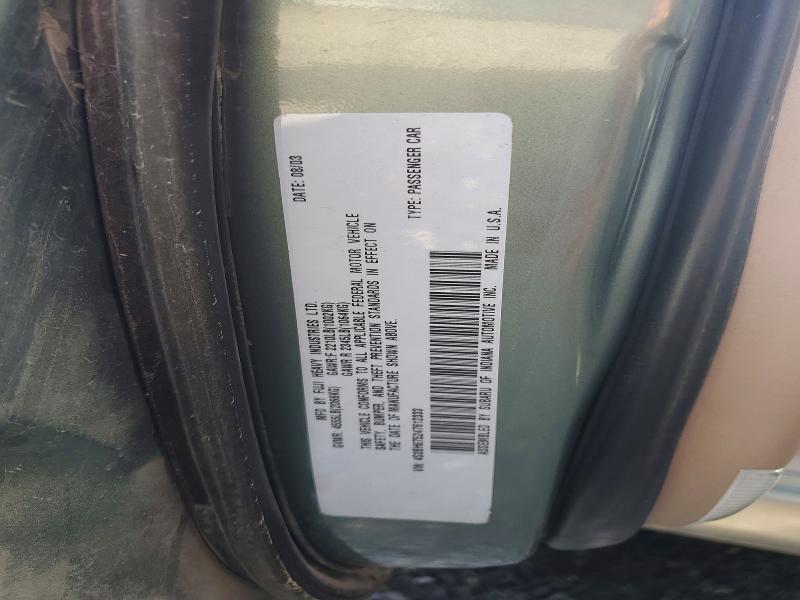 Продажа на аукционе авто 2004 Subaru Legacy, vin: 4S3BH675247612333, номер лота: 58117206