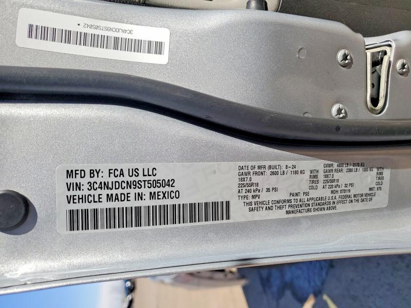 Продажа на аукционе авто 2025 Jeep Compass, vin: 3C4NJDCN9ST505042, номер лота: 55806246