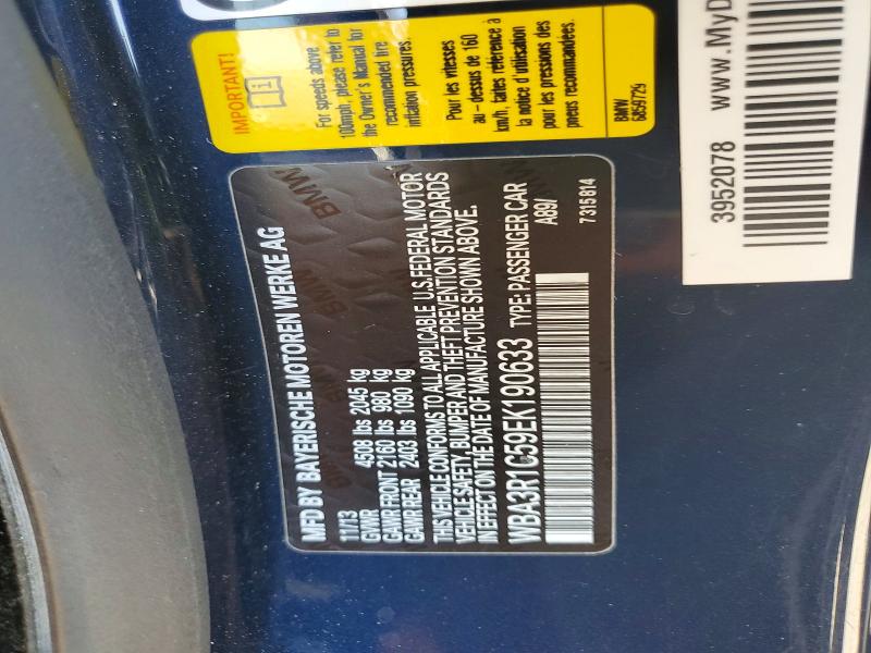 Продаж на аукціоні авто 2014 Bmw 435, vin: WBA3R1C59EK190633, номер лоту: 57115586