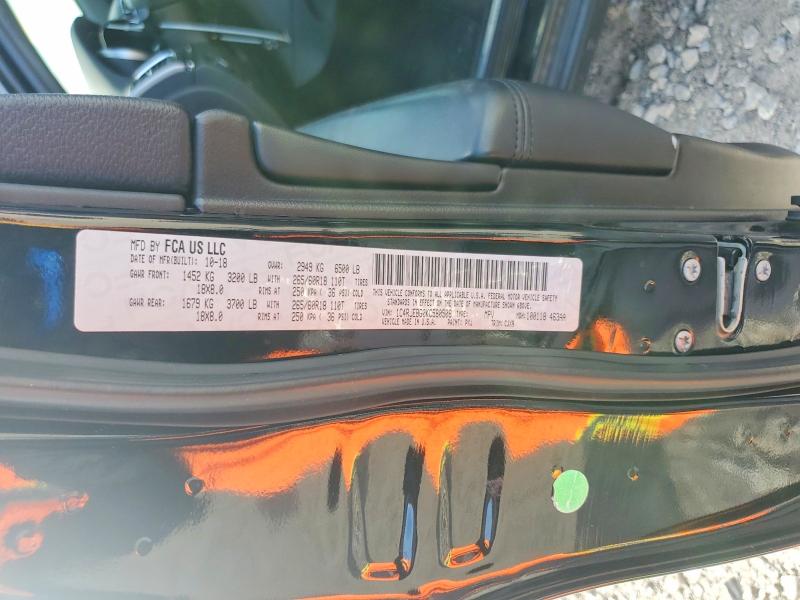 Aukcja sprzedaży 2019 Jeep Grand Cherokee, vin: 1C4RJEBG0KC580508, numer aukcji: 47971526