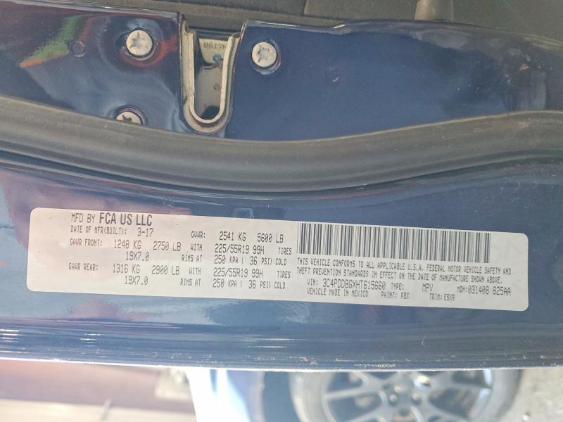 Aukcja sprzedaży 2017 Dodge Journey, vin: 3C4PDDBGXHT615660, numer aukcji: 55994486