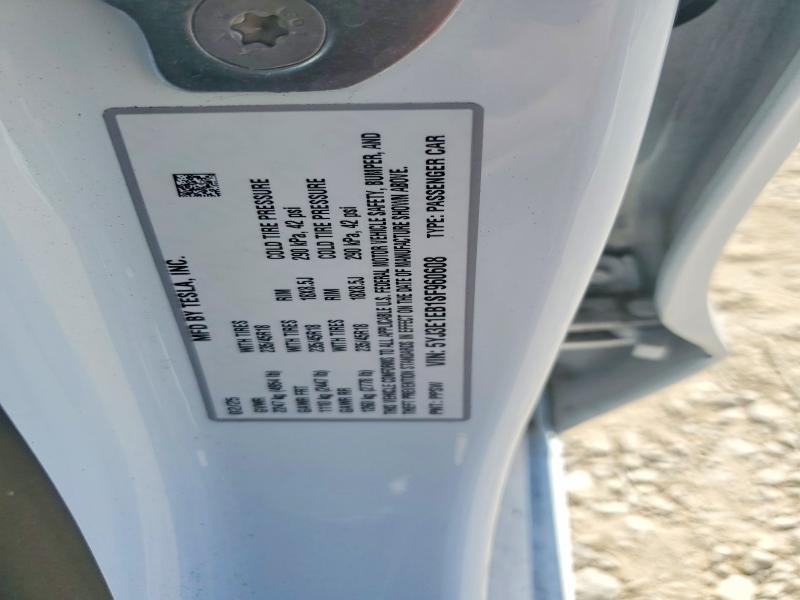 2025 Tesla Model 3 მანქანა იყიდება აუქციონზე, vin: 5YJ3E1EB1SF960608, აუქციონის ნომერი: 59144536