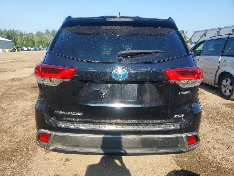 2018 Toyota Highlander Hybrid მანქანა იყიდება აუქციონზე, vin: 5TDJGRFH0JS040062, აუქციონის ნომერი: 59135516
